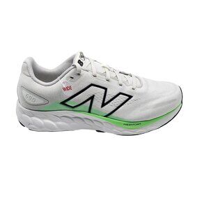 New Balance Fresh Foam 680 v8 Shoes Mens Size 11 Wide White Gray Green Running‎